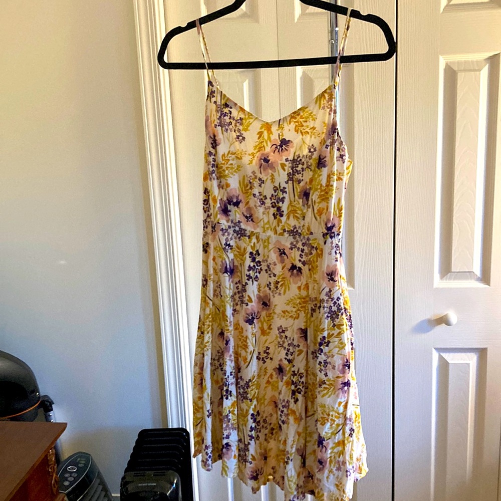 Old navy floral fit and flare dress